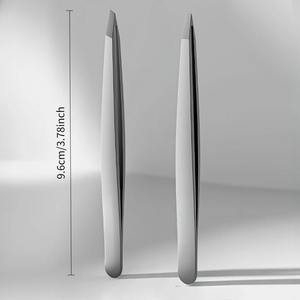 Pinzas Profesionales de Precisión de Acero Inoxidable para Cejas y Vello Facial, Sin Fragancia, Aptas para Hombres y Mujeres, Regalos - Product Image 1