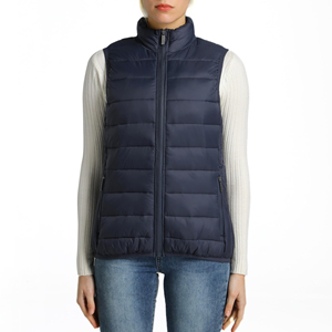 Chaleco Acolchado Ligero y Plegable para Mujer, Resistente al Agua, Transpirable, Tejido Oxford, Relleno 100% Poliéster, Estilo Urbano - Product Image 1