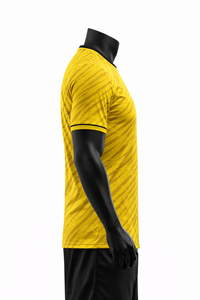 เสื้อฟุตบอลคอกลมรุ่นใหม่คุณภาพดีที่สุด ชื่อทีม 00 ผ้าโพลีเอสเตอร์ระบายอากาศได้ดี พร้อมลายพิมพ์แบบรีดร้อน - Product Image 5