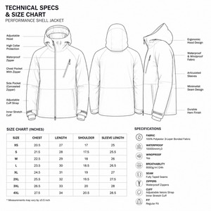 Veste de ski imperméable d'hiver, vêtements de snowboard personnalisés et isolés, vêtements de montagne respirants pour l'extérieur, fabrication en usine - Product Image 6