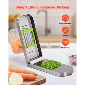 Affettatrice 3 cipolle in acciaio inossidabile con contenitore tritacellatrice per verdure e taglierina per cibo vegetariano - Product Image 3