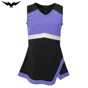 Bigetron Sports Cheerleader Uniform Sets Custom Team Name Heat-Transfer Printing Sports Dance Outfit Skirt <b>Vest</b> Top - Product Image 5