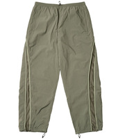 Ensemble de survêtement vintage uni en polyester avec fermeture éclair pour homme, veste et pantalon de survêtement unisexe de haute qualité avec jambe ajustable à fermeture éclair