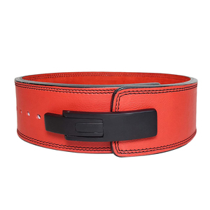 Leather Weightlifting Lever <b>Belt</b> Electroplated Steel Buckle Custom Color Sizes Adjustable <b>Elasticity</b> for Gym Training OEM - Product Image 2