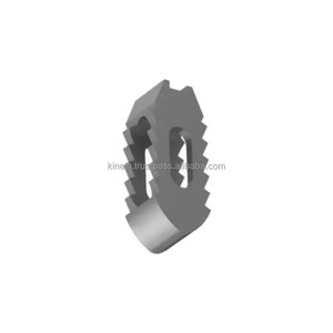 Cage PLIF en titane pour fusion intervertebrale lombaire postérieure, implant spinal haute résistance, kit de stabilisation orthopédique de la colonne vertébrale - Product Image 4