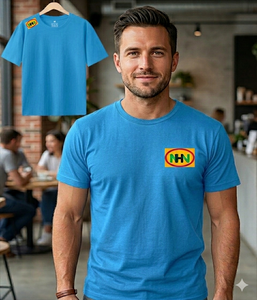 T-shirts à manches courtes pour hommes, fabriqués en usine, coupe ajustée, grandes tailles, style décontracté chic, respirants, 100% coton, écologiques, personnalisables sur le devant - Product Image 6