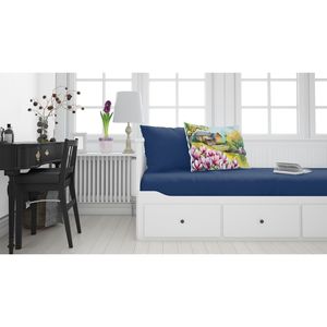 Louisiana Magnolias acuarela ilustraciones decorativas funda de almohada ligera y súper suave fácil cuidado funda de cojín de tamaño estándar - Product Image 2
