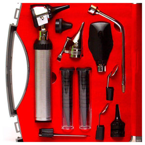 Kit de Instrumentos de Examen Médico Profesional, Otoscopio y Oftalmoscopio Veterinario de Fibra Óptica Manual para Diagnóstico ORL - Product Image 2