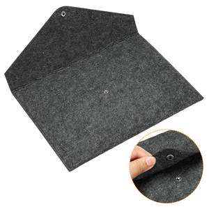 Carpeta <span class=keywords><strong>de</strong></span> Archivo A4 <span class=keywords><strong>de</strong></span> Fieltro Suave para <span class=keywords><strong>Oficina</strong></span> con Logotipo Personalizado, Cierre a Presión, Organizador <span class=keywords><strong>de</strong></span> Documentos para Regalos <span class=keywords><strong>de</strong></span> Bienvenida - Product Image 4