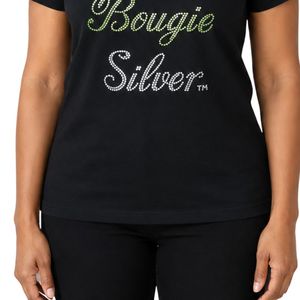 T-shirt graphique noir élégant pour femme, manches courtes, en coton décontracté, avec imprimé lettres tendance, haut d'été streetwear - Product Image 4