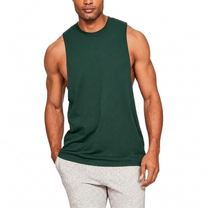 Camiseta Básica sin Mangas para Hombre, de Algodón, Suave, Ligera, Corte Regular, Transpirable, para Gimnasio, Entrenamiento, Fitness, Uso Casual de Verano - Product Image 6