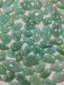 Superventas 100% amazonita natural mezcla forma y tamaño cabujón piedras preciosas sueltas para la fabricación de joyas hechas a mano - Product Image 2