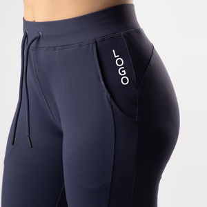 Pantalones Deportivos Baratos al por Mayor, Pantalones Deportivos con Logotipo Personalizado, Pantalones Jogger Ajustados, Pantalones Jogger Lisos para Mujer - Product Image 6