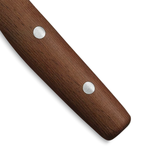 5 Inch Serrated Utility Knife Stainless Steel Sharp Blade Brown <b>Wood</b> Handle Double Rivet Multipurpose Kitchen <b>Slicing</b> Knife - Product Image 5