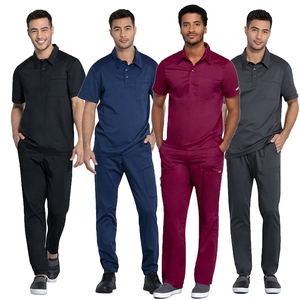 Uniforme de Hospital Personalizado, Liso, Teñido, Transpirable, Cómodo y de Alta Calidad, Conjunto de Uniformes Quirúrgicos para Personal Médico y Enfermeras - Product Image 5