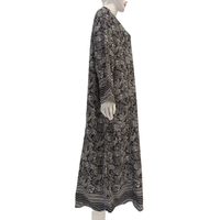 Vestido Abaya Formal/Nocturno Asimétrico Sencillo y Modesto para Mujer, Largo hasta el Suelo, de Chrysanta