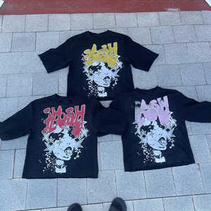 T-shirt Homme Personnalisé en Molleton Épais à Épaules Tombantes, Coupe Oversize, Ourlet Brut, Séchage Rapide, Respirant, Coupe Boxy - Product Image 6