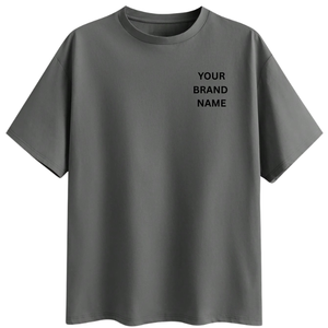 T-shirt Homme Oversize Personnalisable avec Logo, 100% Polyester, T-shirt Vierge Épais pour Impression, Streetwear Décontracté à Manches Courtes et Respirant - Product Image 1