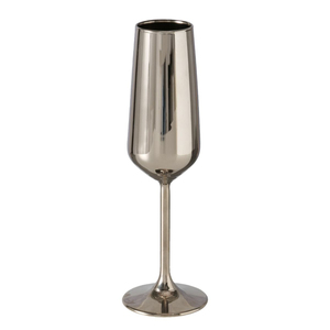 Copa de Vino Plateada Estilo Americano, Copa de Vino Tinto de Metal, Copa de Martini de Tallo Largo para Accesorios de Bar - Product Image 3