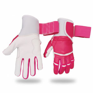 Gants de frappe de baseball en cuir véritable à poignet long, pour adultes, jeunes, professionnels, hommes/femmes, softball, sur mesure, légers - Product Image 2