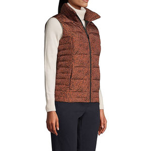 Outdoor <b>Women</b> Puffer Vest Insulated Quilted <b>Waistcoat</b> Lightweight Warm Material Wind Resistant Comfortable Fit Winter Wear OEM - Product Image 2