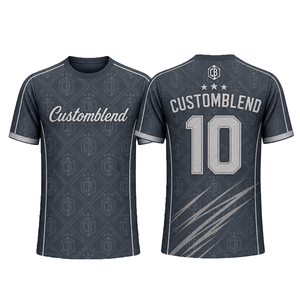 Maillot de sport personnalisé par sublimation pour hommes, uniforme d'équipe de football, t-shirt en polyester à séchage rapide, OEM ODM, vente en gros de vêtements de sport - Product Image 2
