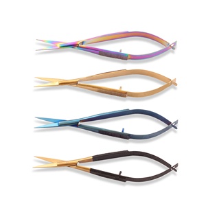 Tijeras de Uñas Profesionales Tweezer Point Industry, Acero Inoxidable, Hoja Recta, Punta Afilada, Mango Redondo, Herramienta de Manicura - Product Image 1