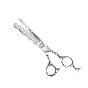 Tijeras de Adelgazamiento de Cabello de Acero Inoxidable con 30 Dientes y Recubrimiento, Cuchillas Duraderas con Diseño de Dientes de Ciervo para un Adelgazamiento Preciso - Product Image 4