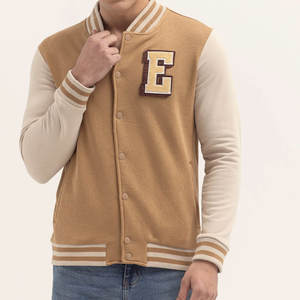 Veste d'hiver respirante, coupe-vent et écologique, fournisseur direct d'usine, veste de baseball de qualité supérieure, veste varsity pour hommes - Product Image 6