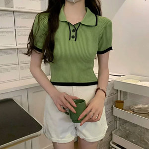 เสื้อเชิ้ตผู้หญิง แขนสั้น ลำลอง ผ้าถัก คอตตอน/ใยไผ่ ระบายอากาศได้ดี ทรงปกติ จาก Topshop - Product Image 5