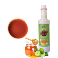 Krub.O Zesty Sweet, Jarabe de Azúcar, Jarabe de Maíz con Alto Contenido de Fructosa, Fibra de Tapioca, Pera, Bebidas Heladas, Té de Frutas, 1 kg/bolsa, 8 Meses de Duración
