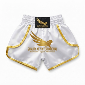 Traditional Style Satin Lightweight Front Mid Fighting <b>Trunks</b> Gym Workout Sportswear Boxing Shorts Custom Graphic Design Muay - Product Image 1