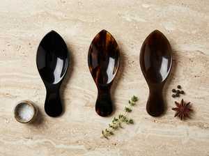 Cuillère en corne de buffle naturelle, écologique, polie, faite à la main, pour la présentation, bar à caviar, restaurant, meilleure qualité - Product Image 4
