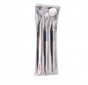 Kit d'hygiène dentaire manuel en acier inoxydable de haute qualité avec gratte-dents et miroir buccal - Certifié CE par Grip Surgical - Product Image 6