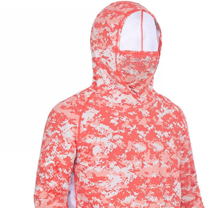Sudadera con Capucha para Hombre de Secado Rápido, Transpirable y con Protección Solar, Sudadera de Pesca con Sublimación Personalizada, Camuflaje, Impermeable, UPF 50+ - Product Image 6
