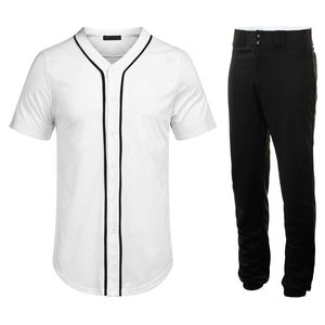 Tenue de baseball en polyester respirant pour les commandes d'équipes de tournoi – Vente en gros - Product Image 1