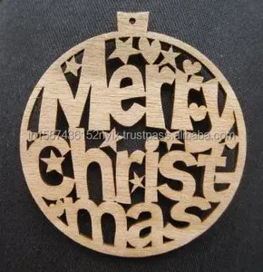 Scène de la Nativité en bois de pin artisanale, ensemble de Noël sur mesure avec détails découpés au laser pour la décoration de la maison de vacances festive - Product Image 4