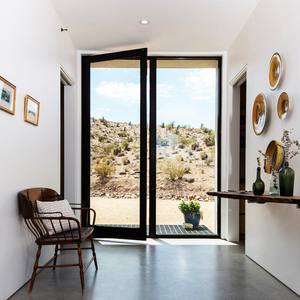 Puerta de Entrada Principal de Aluminio Estilo Francés, Puerta Abatible con Doble Vidrio Residencial para Casas, Hoteles, Apartamentos y Uso Comercial - Product Image 4