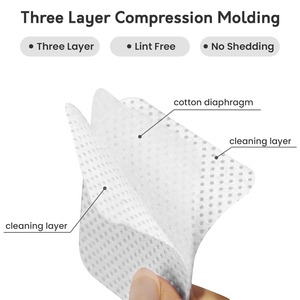 <b>Box</b> Colorful Square Double Sided Non Woven Nail Wipes Soft Lint Free Disposable Cotton Pads For Gel Nail Polish <b>Remover</b> Salon - Product Image 4