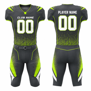 Ensemble de maillots de football américain Minnesota personnalisés par sublimation MEGAMAPLE, col en V, manches courtes, évacuation de l'humidité, 100% polyester pour hommes - Product Image 1