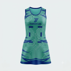 Derniers modèles d'uniformes de netball personnalisés 100% polyester antibactérien écologique pas cher grandes tailles prix de gros séchage rapide - Product Image 2