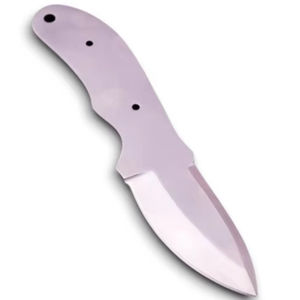 มีดใบคมคมกริบ 1095 เหล็กกล้าคาร์บอนสูง แบบฟูลแทง ขัดเงา สำหรับพกพา EDC ใบมีดทรงดรอปพอยต์ สำหรับตั้งแคมป์  แบบเปล่า  รองรับ OEM/ODM/OEM - Product Image 1