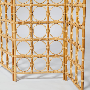 Separadores de ambientes de ratán hechos a mano estilo rústico para dormitorio, biombos de Vietnam. - Product Image 3