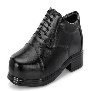 Men Leather Steel Toe <b>Waterproof</b> Safety Shoes Lace-up Anti-smashing Breathable Mesh Lining Factory <b>Work</b> Boots EVA Midsole Rubber - Product Image 1