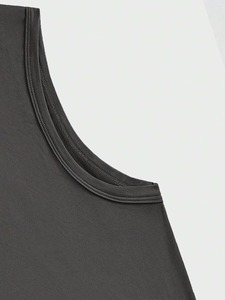 Camiseta sin mangas de algodón para hombre, de secado rápido, transpirable, para gimnasio, cómoda, de punto, para exteriores, venta al por mayor - Product Image 3