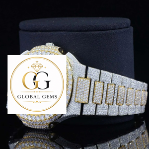 High Quality Baguette Moissanite Diamond Analog Quartz Watch with Square Shape Stylish Timepiece for Collectors at Good Price - Product Image 2