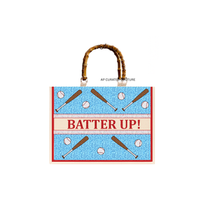 Sacs fourre-tout à thème baseball faits à la main avec perles, design personnalisé, fermeture éclair, doublure en coton, approuvés pour les stades et noms personnalisés - Product Image 4