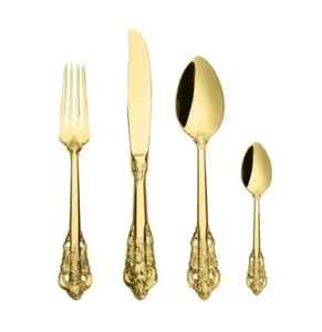 Cuillère à salade artisanale indienne en acier inoxydable écologique, polie, design élégant, compatible lave-vaisselle - Product Image 1