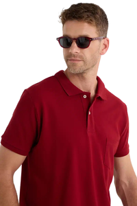 1. Polo para Hombre, Estilo Clásico con Cuello, Manga Corta, Cierre de Botones, Corte Moderno, Informal Elegante, Diseño Limpio con Acabado Premium - Product Image 2