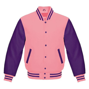 Blouson universitaire élégant, blouson bomber tendance, corps en laine de qualité supérieure, streetwear, fabricant OEM - Product Image 1